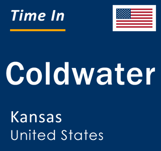 Current local time in Coldwater, Kansas, United States