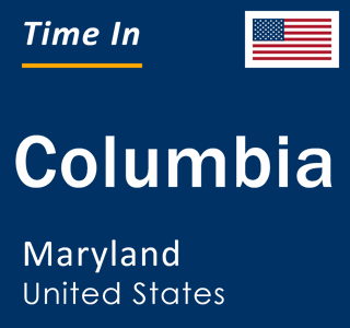 Current local time in Columbia, Maryland, United States