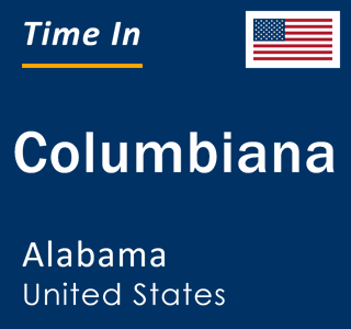 Current local time in Columbiana, Alabama, United States