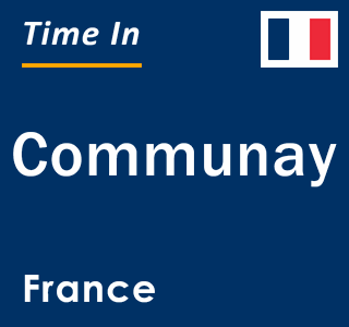 Current local time in Communay, France