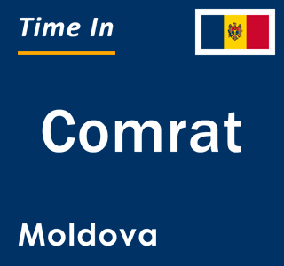 Current local time in Comrat, Moldova