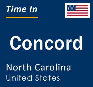 Current local time in Concord, North Carolina, United States