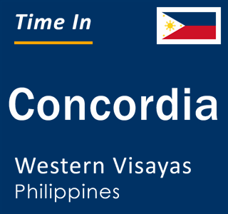 Current local time in Concordia, Western Visayas, Philippines