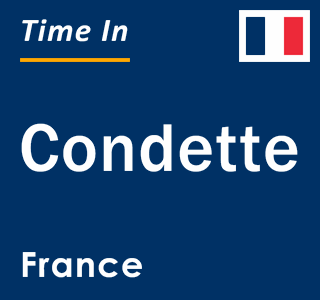 Current local time in Condette, France