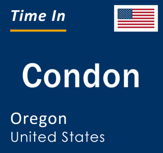 Current local time in Condon, Oregon, United States