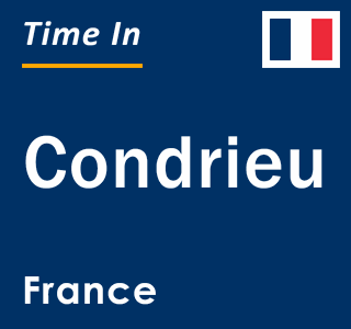 Current local time in Condrieu, France