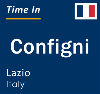 Current local time in Configni, Lazio, Italy