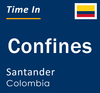 Current local time in Confines, Santander, Colombia