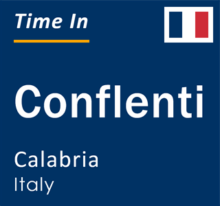 Current local time in Conflenti, Calabria, Italy