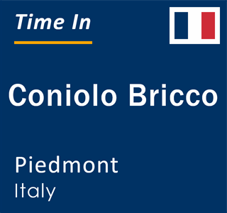 Current local time in Coniolo Bricco, Piedmont, Italy