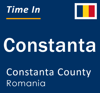 Current local time in Constanta, Constanta County, Romania