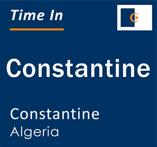 Current local time in Constantine, Constantine, Algeria