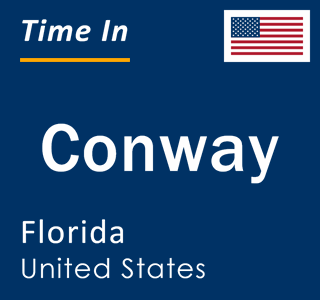 Current local time in Conway, Florida, United States