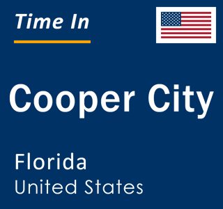 Current local time in Cooper City, Florida, United States