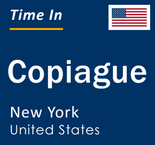 Current local time in Copiague, New York, United States