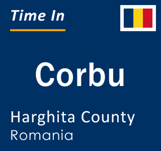 Current local time in Corbu, Harghita County, Romania