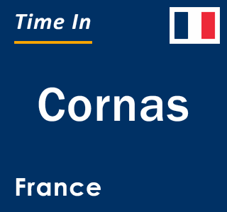 Current local time in Cornas, France