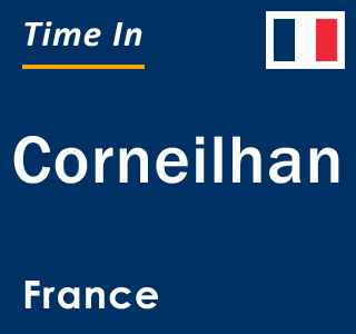 Current local time in Corneilhan, France