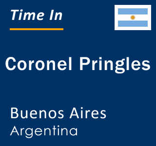 Current local time in Coronel Pringles, Buenos Aires, Argentina