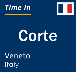 Current local time in Corte, Veneto, Italy