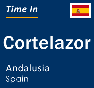 Current local time in Cortelazor, Andalusia, Spain