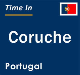 Current local time in Coruche, Portugal