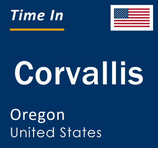 Current local time in Corvallis, Oregon, United States