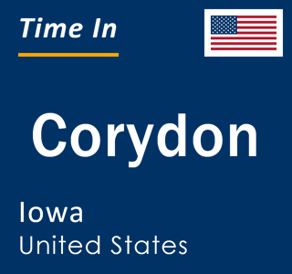 Current local time in Corydon, Iowa, United States