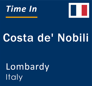 Current local time in Costa de' Nobili, Lombardy, Italy