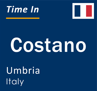 Current local time in Costano, Umbria, Italy