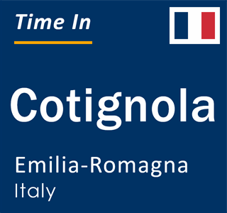 Current local time in Cotignola, Emilia-Romagna, Italy