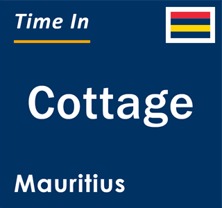 Current local time in Cottage, Mauritius