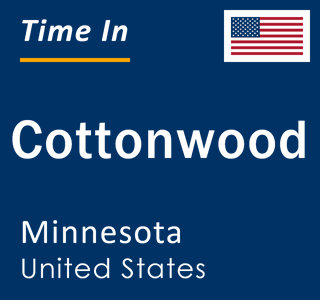 Current local time in Cottonwood, Minnesota, United States