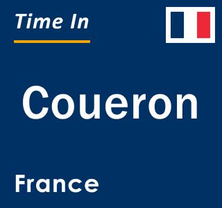 Current local time in Coueron, France