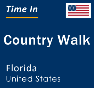 Current local time in Country Walk, Florida, United States