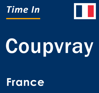 Current local time in Coupvray, France