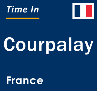 Current local time in Courpalay, France