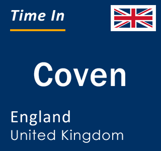 Current local time in Coven, England, United Kingdom