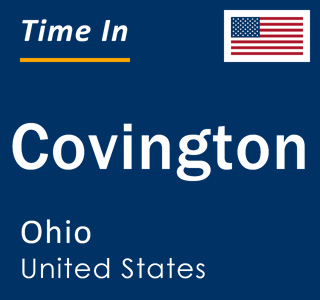 Current local time in Covington, Ohio, United States