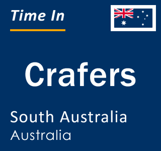 Current local time in Crafers, South Australia, Australia