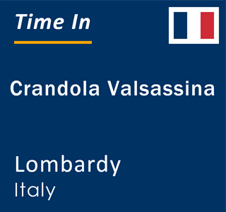 Current local time in Crandola Valsassina, Lombardy, Italy