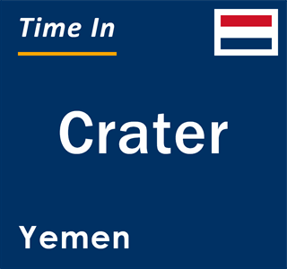 Current local time in Crater, Yemen