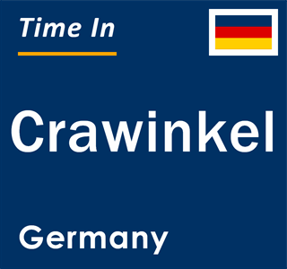 Current local time in Crawinkel, Germany