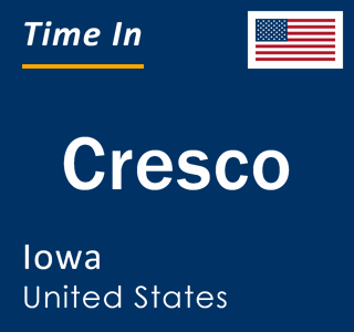 Current local time in Cresco, Iowa, United States