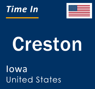 Current local time in Creston, Iowa, United States