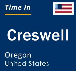 Current local time in Creswell, Oregon, United States