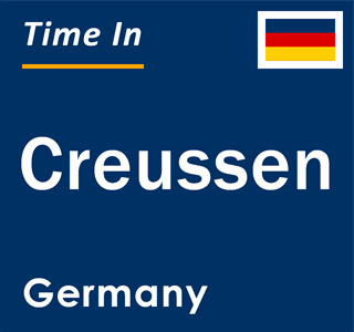 Current local time in Creussen, Germany