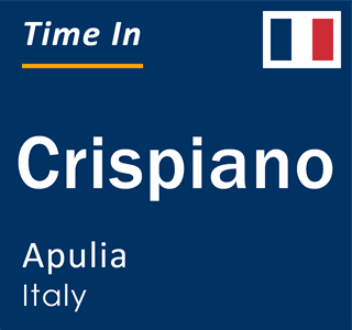 Current local time in Crispiano, Apulia, Italy