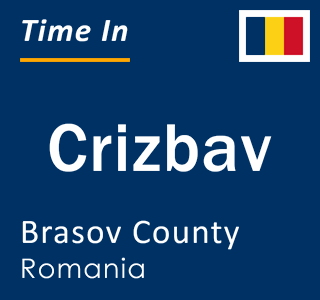 Current local time in Crizbav, Brasov County, Romania