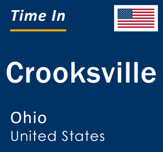 Current local time in Crooksville, Ohio, United States